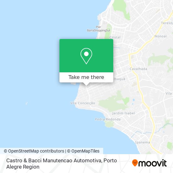 Mapa Castro & Bacci Manutencao Automotiva