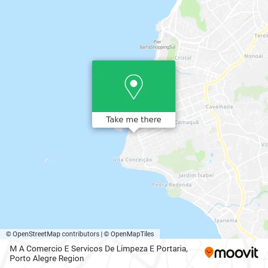M A Comercio E Servicos De Limpeza E Portaria map