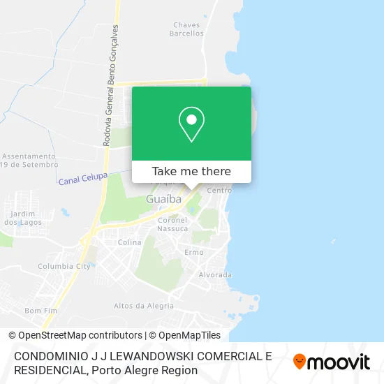 CONDOMINIO J J LEWANDOWSKI COMERCIAL E RESIDENCIAL map