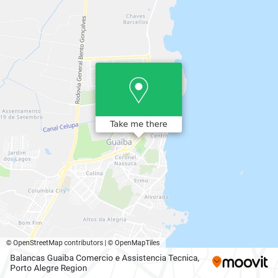 Balancas Guaiba Comercio e Assistencia Tecnica map