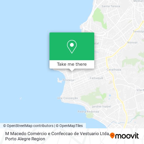 M Macedo Comércio e Confeccao de Vestuario Ltda map