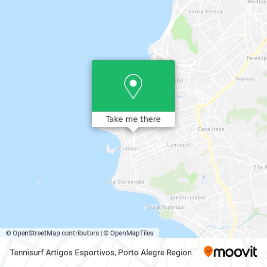 Tennisurf Artigos Esportivos map