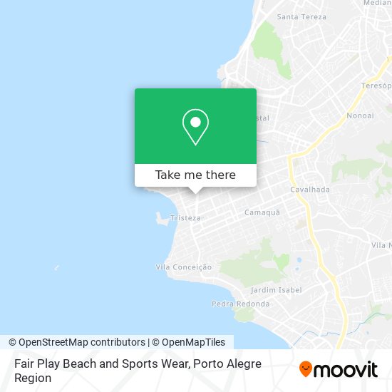 Mapa Fair Play Beach and Sports Wear