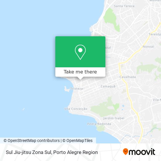 Sul Jiu-jitsu Zona Sul map