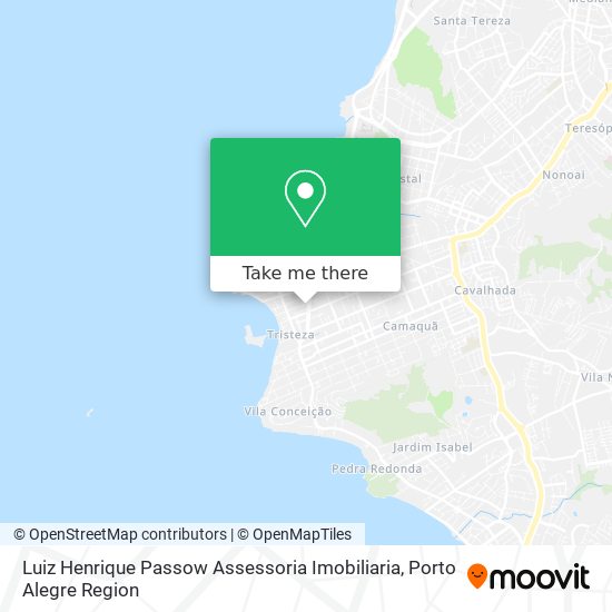 Mapa Luiz Henrique Passow Assessoria Imobiliaria