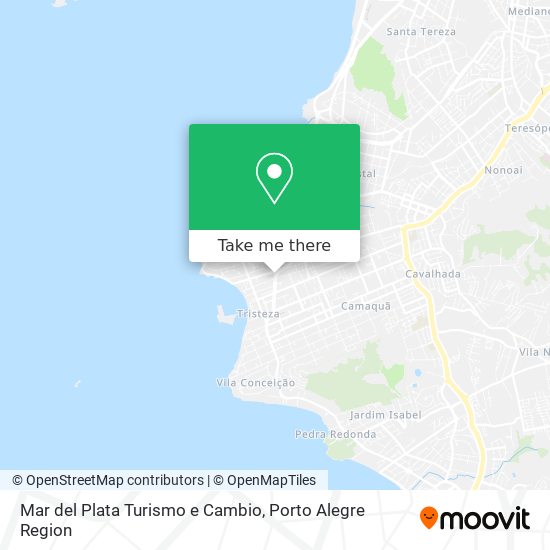 Mar del Plata Turismo e Cambio map