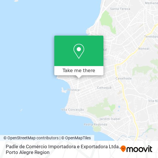 Mapa Padle de Comércio Importadora e Exportadora Ltda.