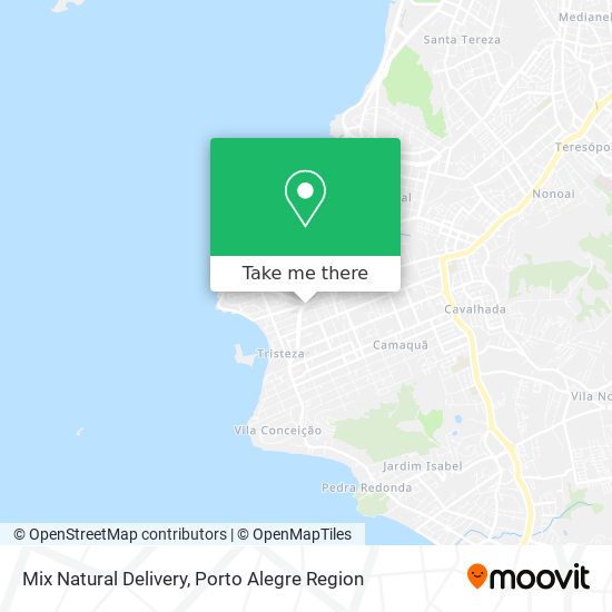 Mix Natural Delivery map