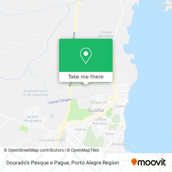 Dourado's Pesque e Pague map