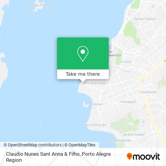 Mapa Claudio Nunes Sant Anna & Filho