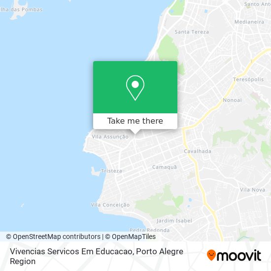 Vivencias Servicos Em Educacao map