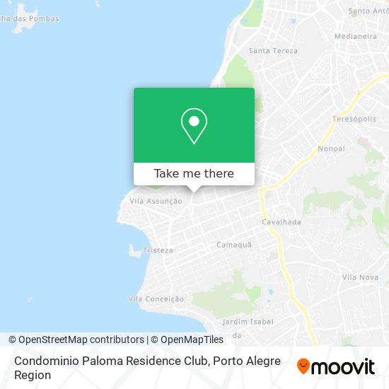 Mapa Condominio Paloma Residence Club