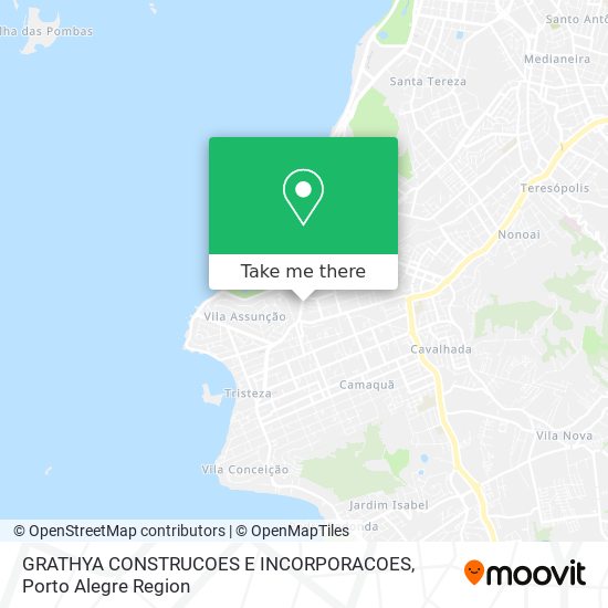 Mapa GRATHYA CONSTRUCOES E INCORPORACOES