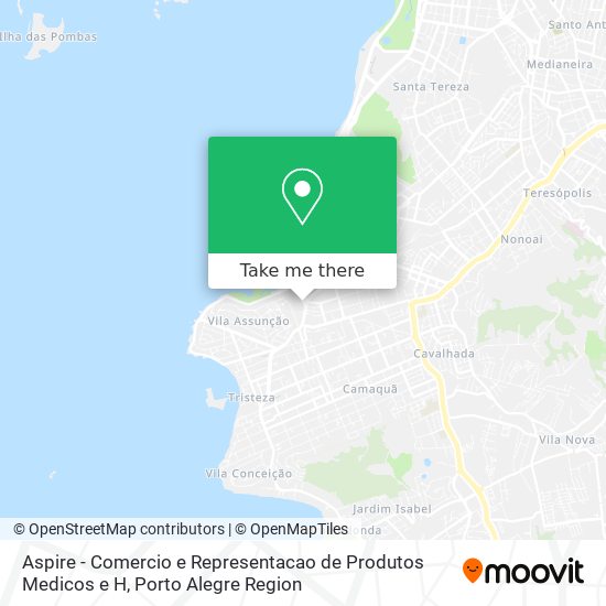 Mapa Aspire - Comercio e Representacao de Produtos Medicos e H