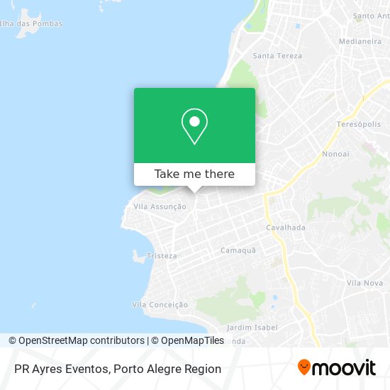 Mapa PR Ayres Eventos