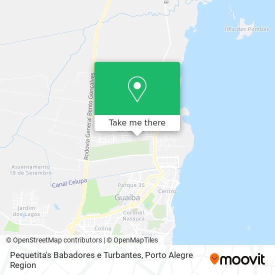 Pequetita's Babadores e Turbantes map