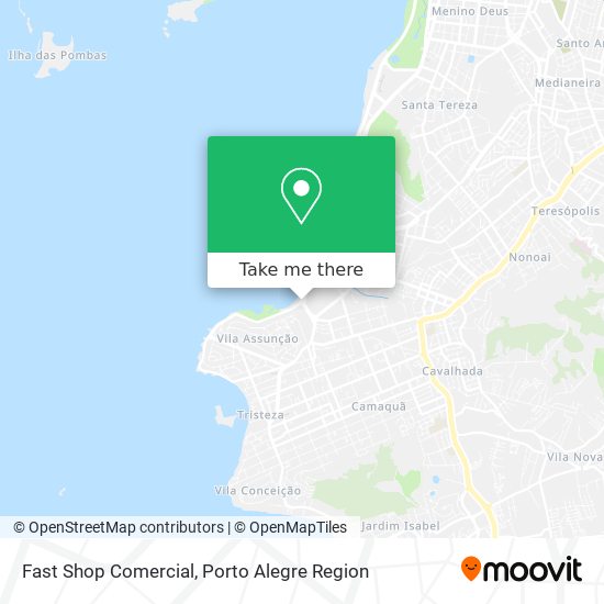 Fast Shop Comercial map
