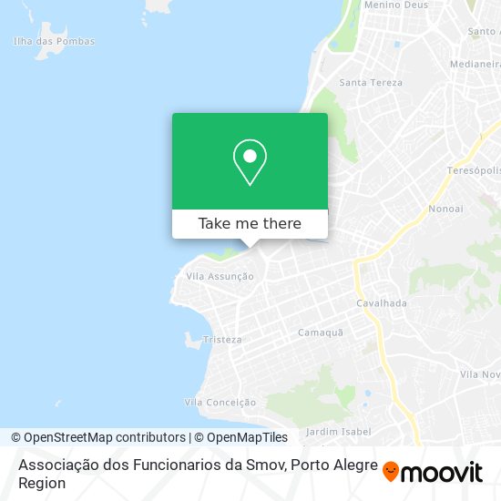 Mapa Associação dos Funcionarios da Smov