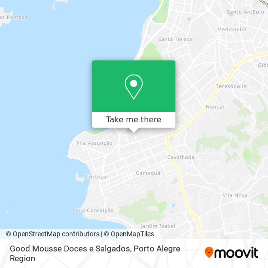 Mapa Good Mousse Doces e Salgados