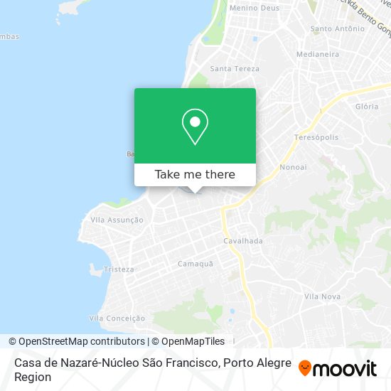 Casa de Nazaré-Núcleo São Francisco map