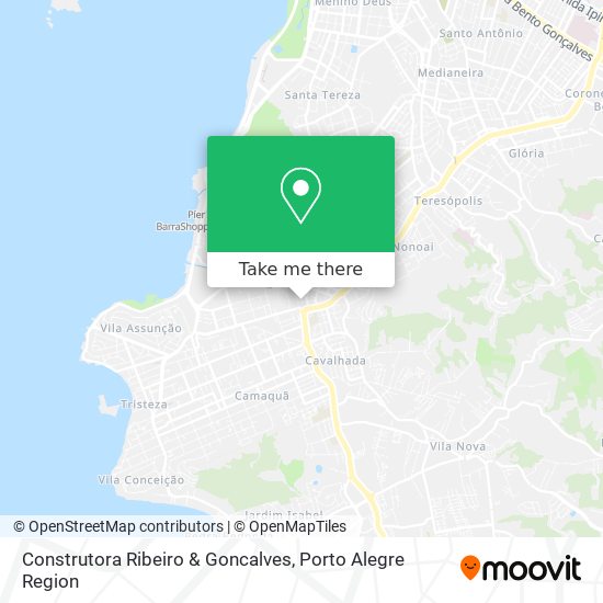 Construtora Ribeiro & Goncalves map