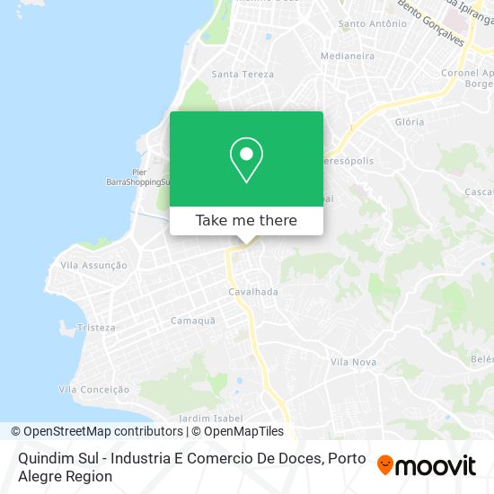 Quindim Sul - Industria E Comercio De Doces map