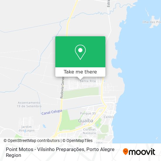 Mapa Point Motos - Vilsinho Preparações