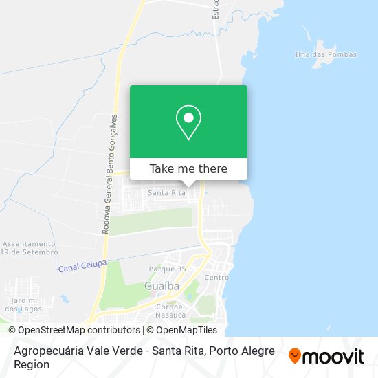 Agropecuária Vale Verde - Santa Rita map