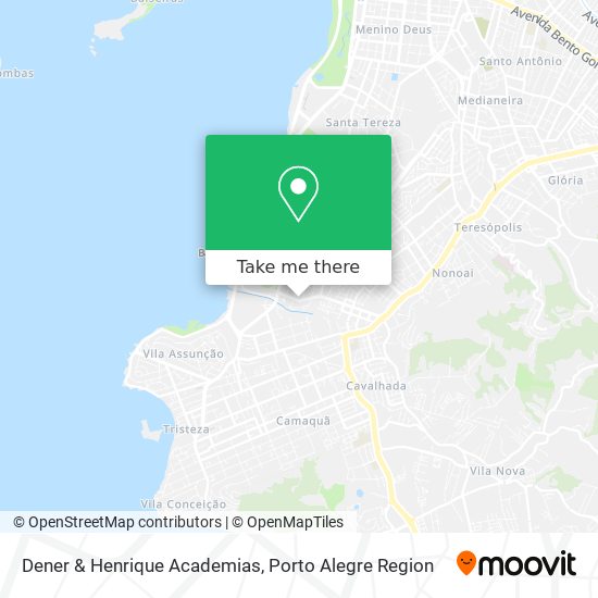 Dener & Henrique Academias map