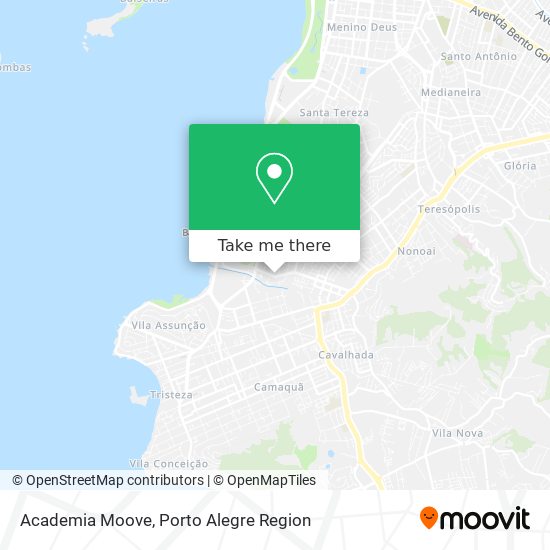 Mapa Academia Moove