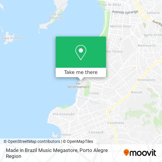 Made in Brazil Music Megastore map