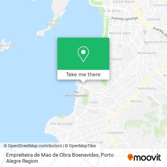 Empreiteira de Mao de Obra Boenavides map
