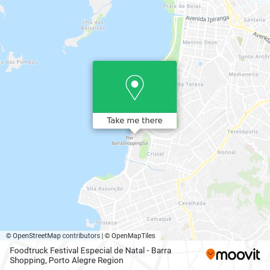 Mapa Foodtruck Festival Especial de Natal - Barra Shopping