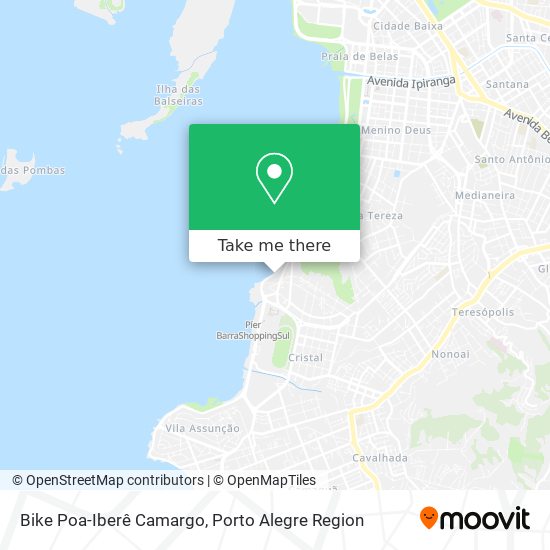 Bike Poa-Iberê Camargo map