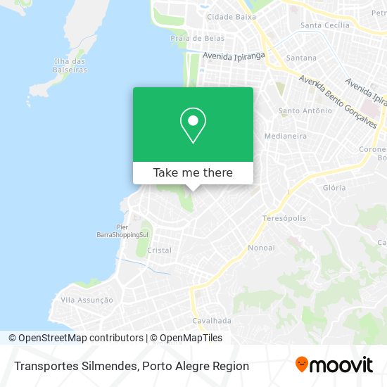 Transportes Silmendes map