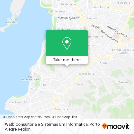 Mapa Watb Consultoria e Sistemas Em Informatica