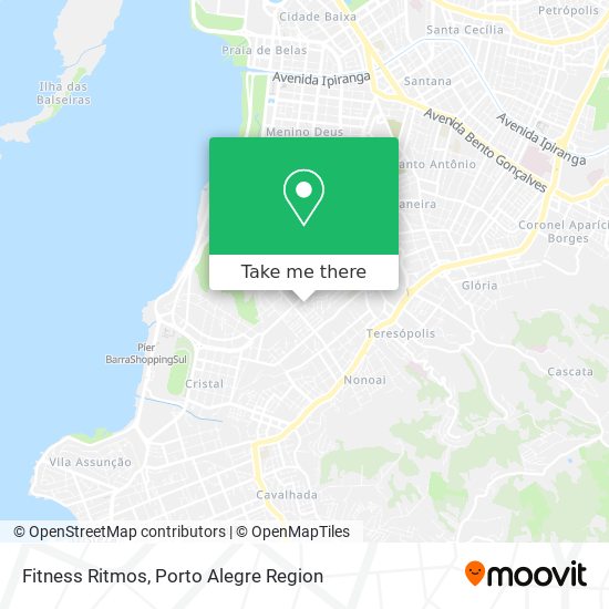 Fitness Ritmos map