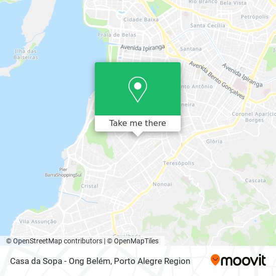 Casa da Sopa - Ong Belém map