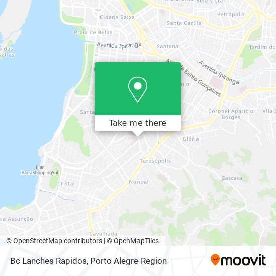 Bc Lanches Rapidos map
