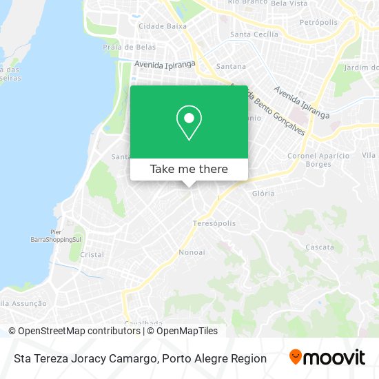Sta Tereza Joracy Camargo map