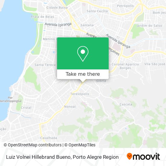 Luiz Volnei Hillebrand Bueno map