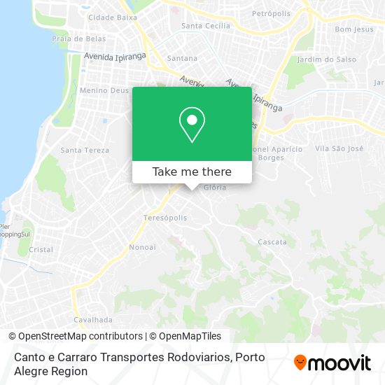 Canto e Carraro Transportes Rodoviarios map