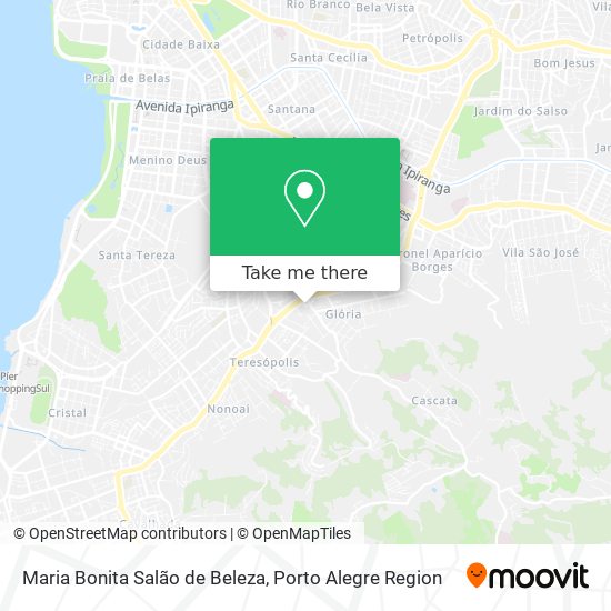 Maria Bonita Salão de Beleza map