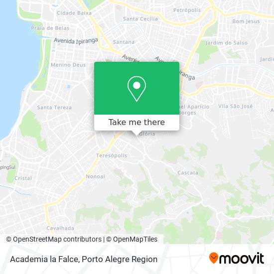 Academia la Falce map