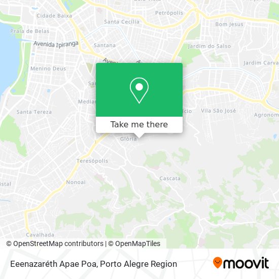 Eeenazaréth Apae Poa map