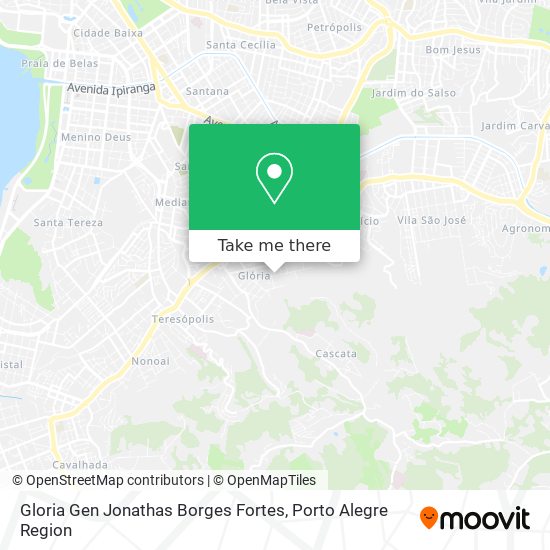 Gloria Gen Jonathas Borges Fortes map