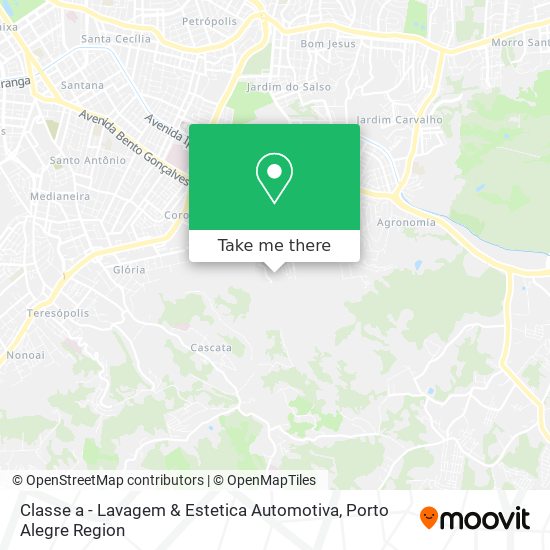 Classe a - Lavagem & Estetica Automotiva map