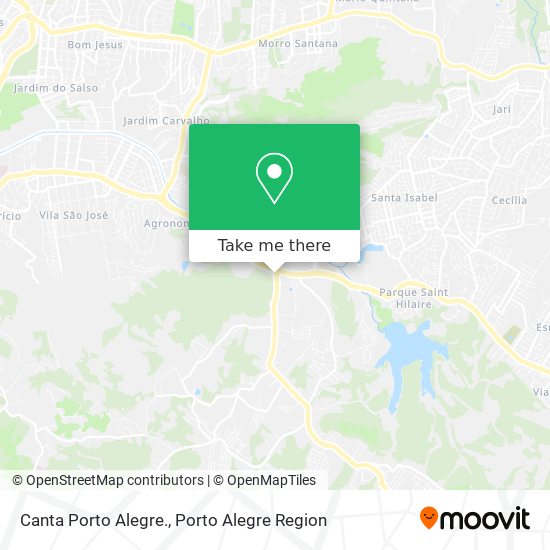 Canta Porto Alegre. map