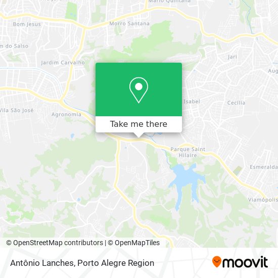 Antônio Lanches map