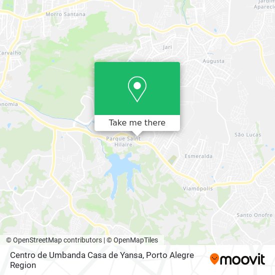 Centro de Umbanda Casa de Yansa map